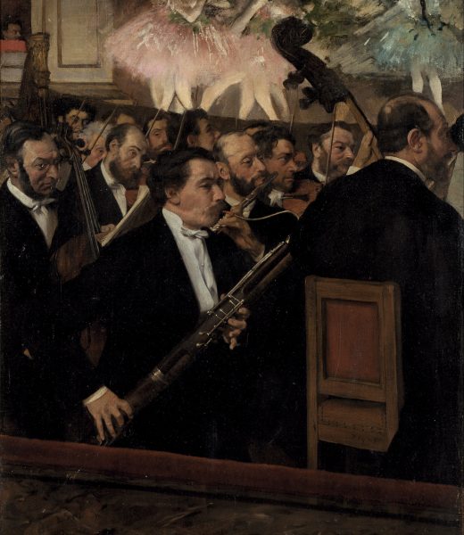 The Orchestra at the Opera by DEGAS Impressionism Musée d'Orsay station