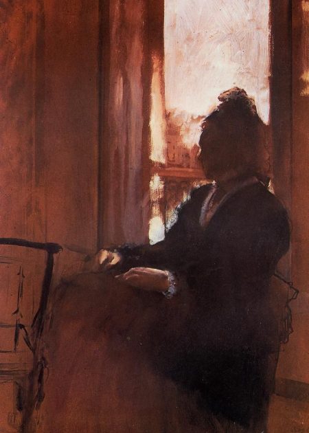 Woman at the Window Edgar Degas