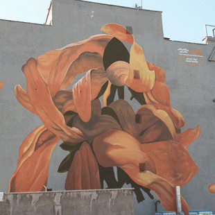 نقاشی دیواری در تهران جواد حمیدی خیابان ولیعصر