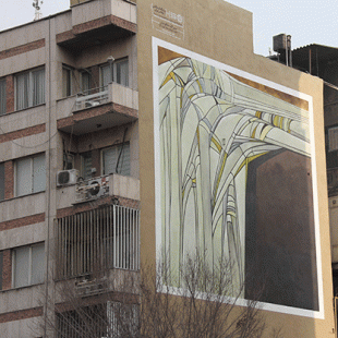 نقاشی دیواری در تهران سیراک ملکنیان