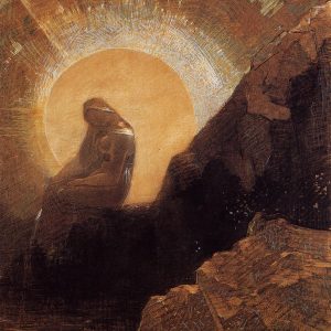 odilon redon melancholy-1876 ادیلن رودن ماخولیا
