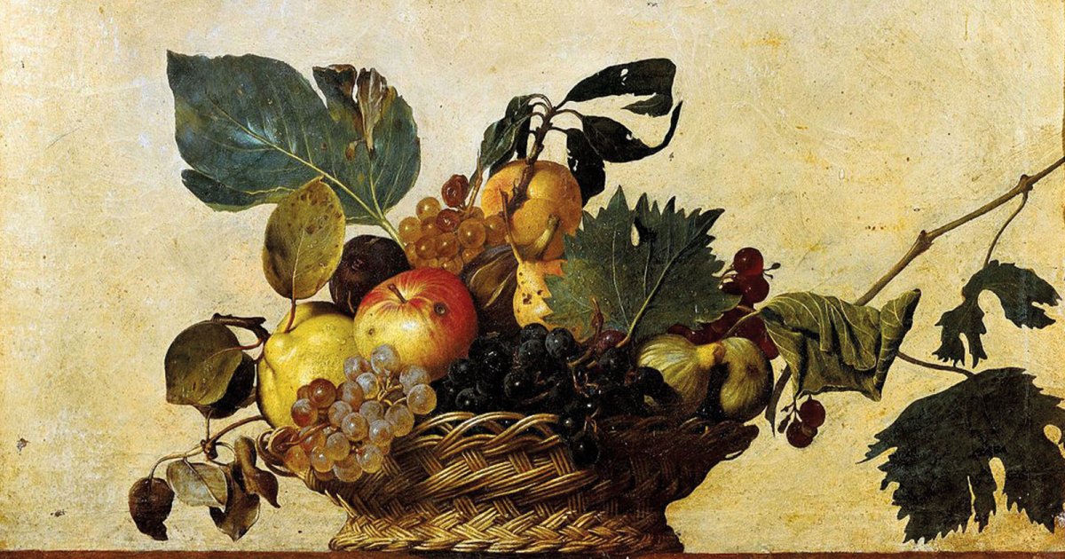 Basket of Fruit is a still life painting by the Italian Baroque master Michelangelo Merisi da Caravaggio