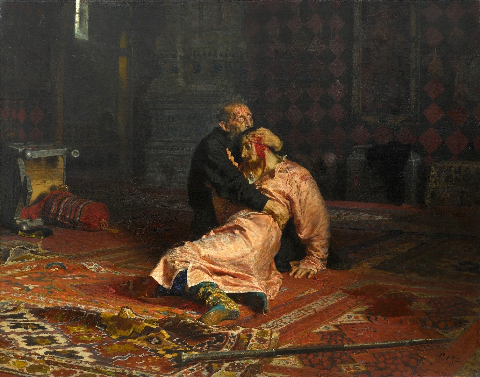 Ivan the Terrible and His Son Ivan ایوان مخوف و پسرش ایلیا رپین