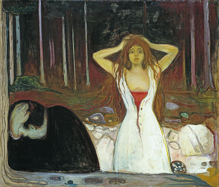 ادوارد مونک و ۲۷ اثر او، Edvard_Munch_-_Ashes_(1895)-min(1)