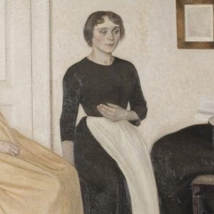 ویلهلم هامرس هوی سه زن جوان (1895)