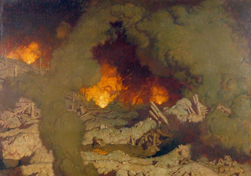 لرو، جهنم، ۱۹۲۱، فرانسه نقاشی جنگ