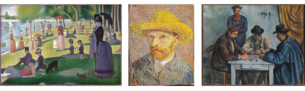 سبک‌-های-هنری-پست-امپرسیونیسم-ون-گوگ-سزان-سورا