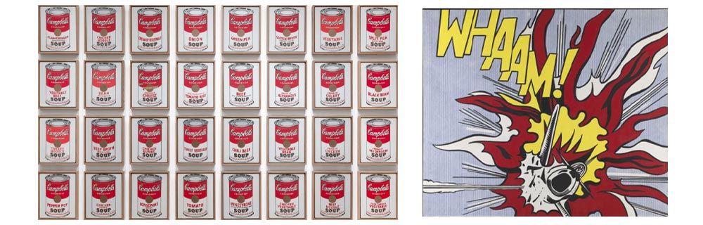 سبک-های-هنری-پاپ-آرت-وارهول-لیختن-اشتاین