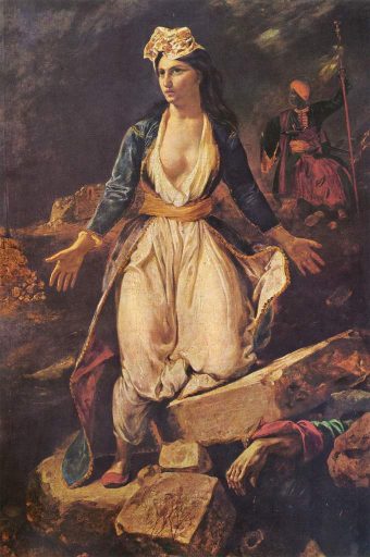 یونان بر ویرانه‌های میسولونگی، ۱۸۲۶